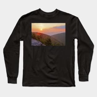 Adirondacks Sunrise from Phelps Mountain Summit Long Sleeve T-Shirt